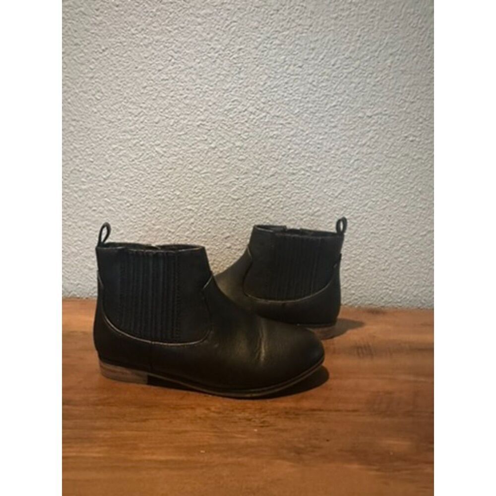 Cat & Jack Black Ankle Girl Booties Size 13